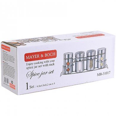 Набор для специй Mayer & Boch (Германия), 5 предметов, нержавеющая сталь, - 4