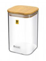 Банка для сыпучих продуктов Regent inox (Италия), стекло - 1