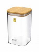 Банка для сыпучих продуктов Regent inox (Италия), стекло - 1