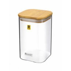 Банка для сыпучих продуктов Regent inox (Италия), стекло - 1