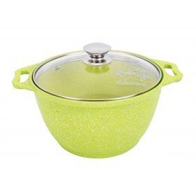 Кастрюля со стеклянной крышкой Кукмор (Россия) (), алюминий, - 1