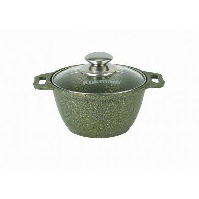Кастрюля со стеклянной крышкой Кукмор (Россия) (), алюминий, - 1