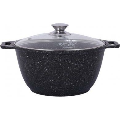 Кастрюля со стеклянной крышкой Кукмор (Россия) (), алюминий, - 1