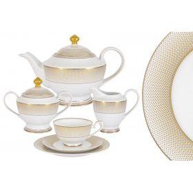 Чайный сервиз Вирджиния 6 персон 23 предмета Midori (Китай), фарфор, 23 предмета - 1
