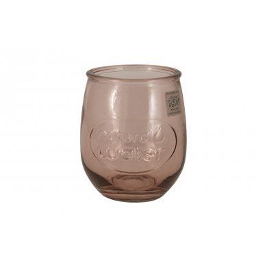 Стакан Natural Water розовый (), стекло, 1 предмет -
