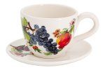 Чашка с блюдцем Tutti Frutti Home & Style (Китай), 2 предмета, керамика - 1