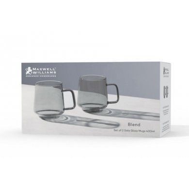 Набор кружек Blend Sala серый 2 штуки Maxwell & Williams (Австралия), 2 предмета, стекло - 2