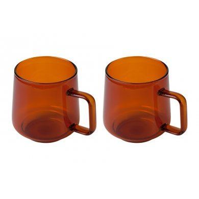 Набор кружек Blend Sala янтарный 2 штуки Maxwell & Williams (Австралия), 2 предмета, стекло - 2