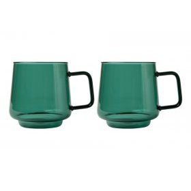 Набор кружек Blend Sala зелёный 2 штуки Maxwell & Williams (Австралия), 2 предмета, стекло - 1