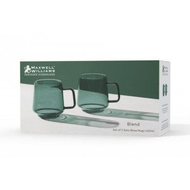 Набор кружек Blend Sala зелёный 2 штуки Maxwell & Williams (Австралия), 2 предмета, стекло - 3