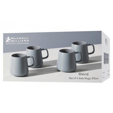 Набор из 4-х кружек Blend Sala тёмно-серый Maxwell & Williams (Австралия), 4 предмета, фарфор - 2