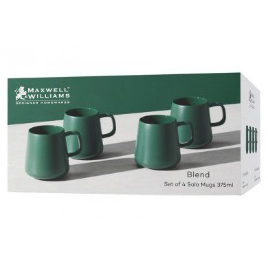 Набор из 4-х кружек Blend Sala тёмно-зеленый Maxwell & Williams (Австралия), 4 предмета, фарфор - 3