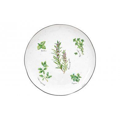 Тарелка обеденная Herbarium Nuova R2S (Италия), фарфор, 1 предмет -