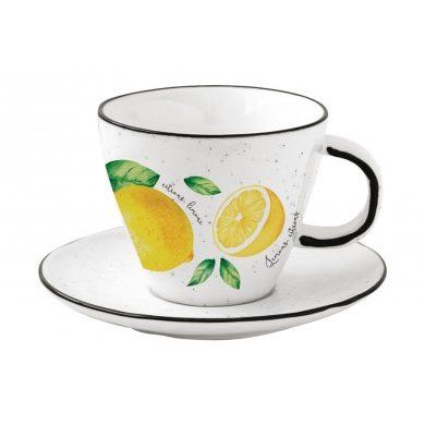 Чашка с блюдцем Amalfi Nuova R2S (Италия), 2 предмета, фарфор - 1