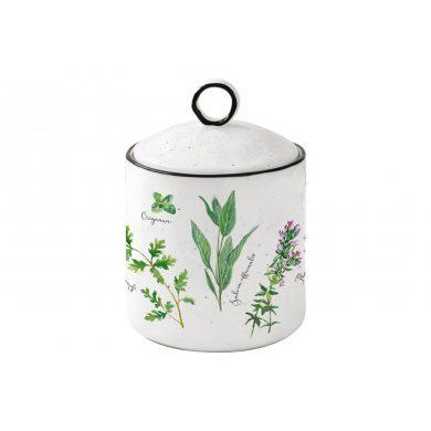 Банка для сыпучих продуктов Herbarium Nuova R2S (Италия), фарфор - 1