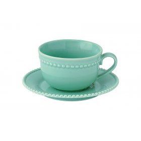 Чашка с блюдцем Tiffany Nuova R2S (Италия), 2 предмета, фарфор - 1