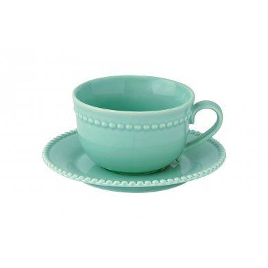 Чашка с блюдцем Tiffany Nuova R2S (Италия), 2 предмета, фарфор - 1