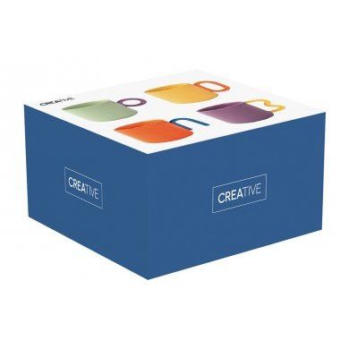 Набор кружек Creative 4 штуки Nuova R2S (Италия), 4 предмета, фарфор - 2