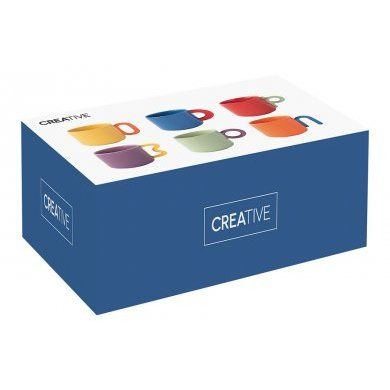 Набор кружек Creative 6 штук Nuova R2S (Италия), 6 предметов, фарфор - 2