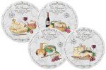 Набор закусочных тарелок Fromage 4 штуки Nuova R2S (Италия), фарфор, 4 предмета - 1