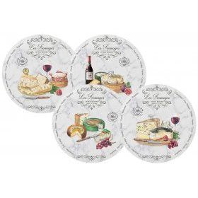 Набор закусочных тарелок Fromage 4 штуки Nuova R2S (Италия), фарфор, 4 предмета - 1