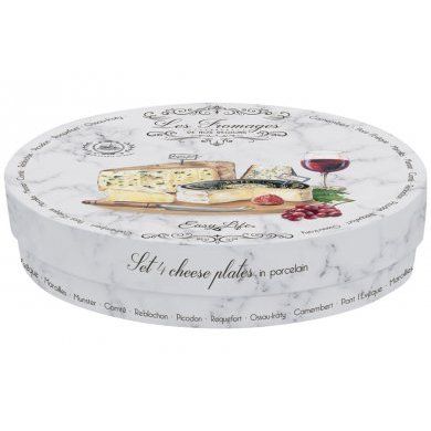 Набор закусочных тарелок Fromage 4 штуки Nuova R2S (Италия), фарфор, 4 предмета - 2
